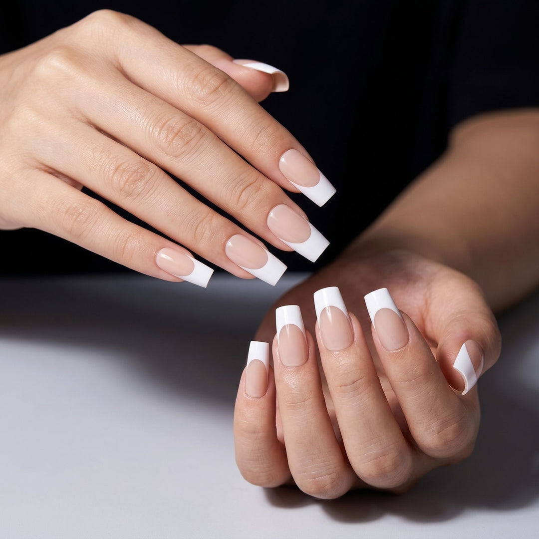 Chic French Tip Nail Enhancements Kalsten
