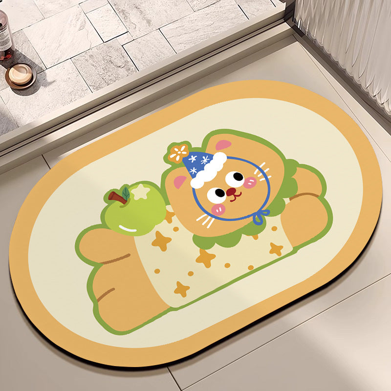 Cute Cartoon Dog Bath Mat Kalsten