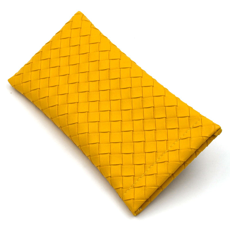 Woven Leather Clutch Wallet Kalsten