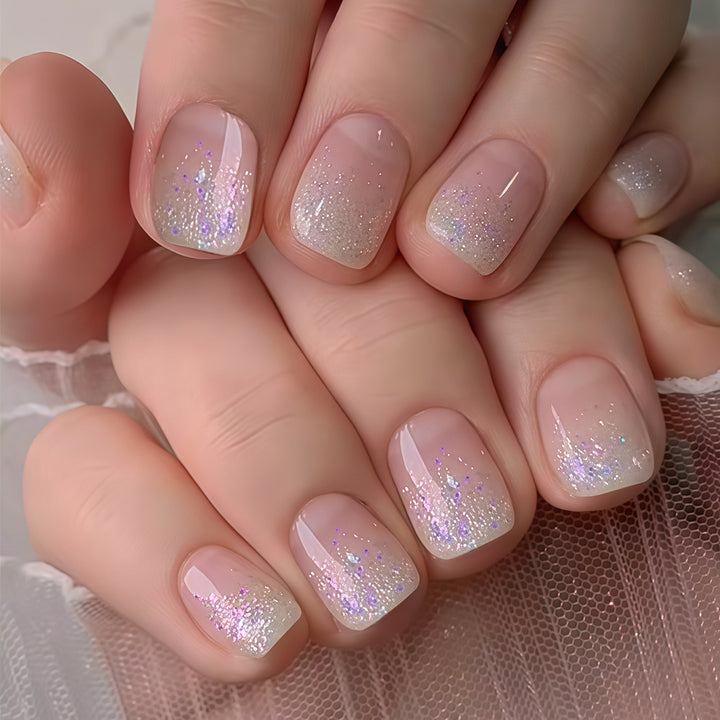 Glitter Gradient Press-On Nail Set Kalsten
