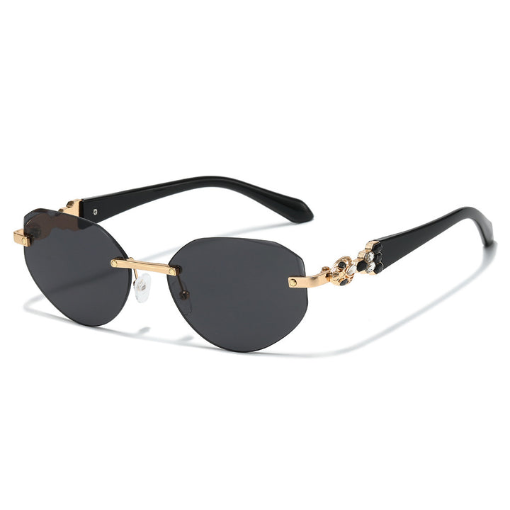 Decorative Oversized Shield Sunglasses Kalsten