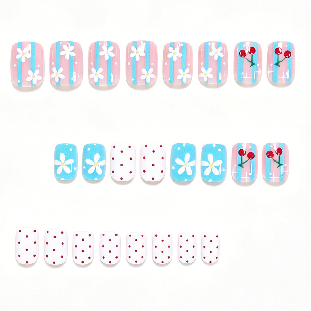 Creative Floral Themed Nail Art Set Kalsten