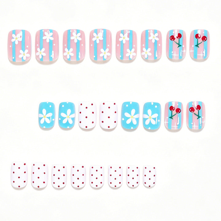 Creative Floral Themed Nail Art Set Kalsten