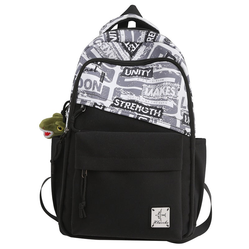 Trendy Graphic Print Backpack Kalsten