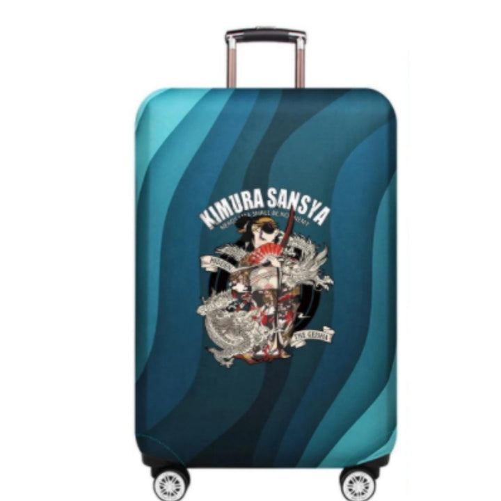 Unisex Hard Shell Luggage with Creative Bear Design Graphic Kalsten