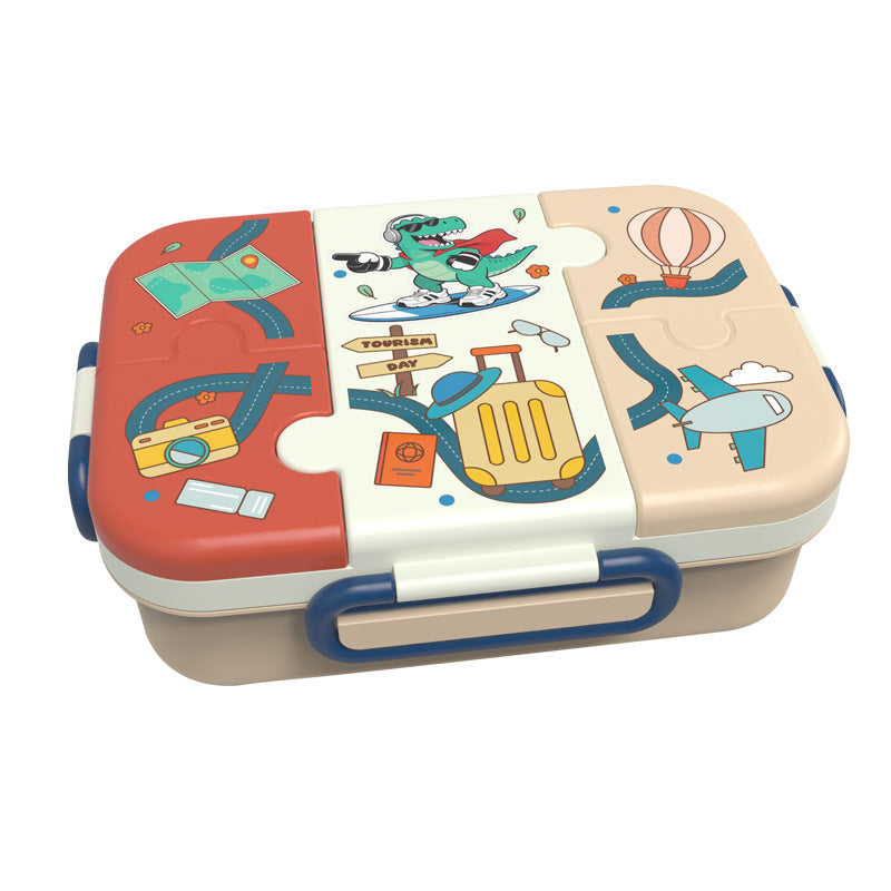 Sport-Themed Multi-Compartment Lunch Box