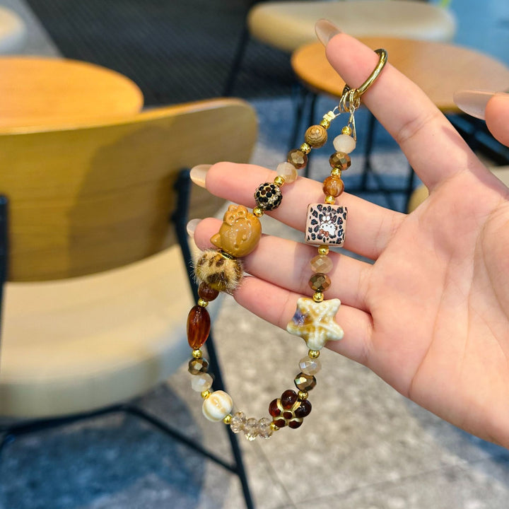 Decorative Beaded Charm Keychain Kalsten 1790135274