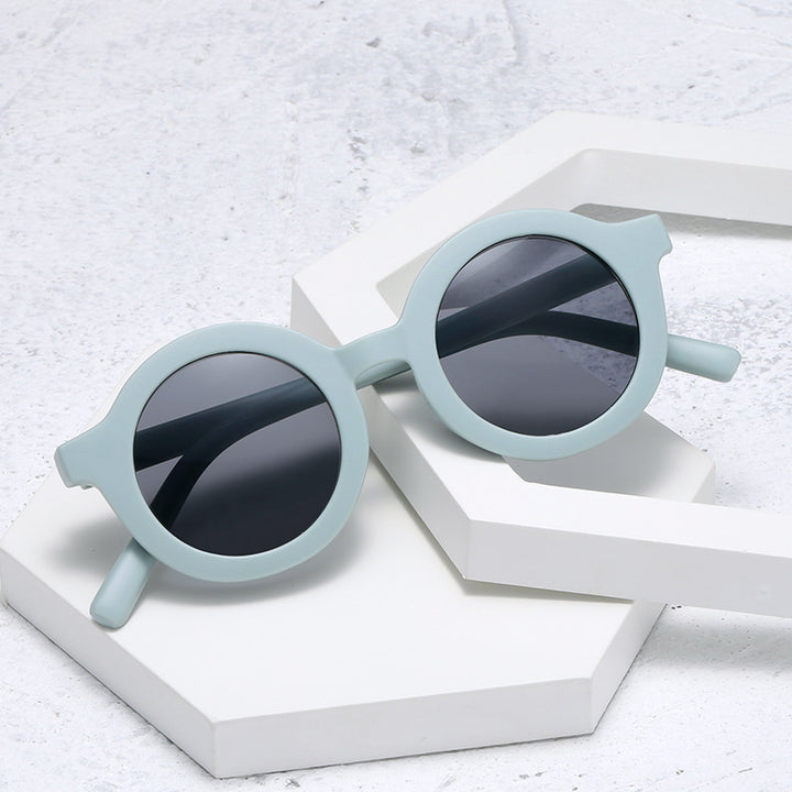Women's stylish round sunglasses with modern plastic frame Kalsten
