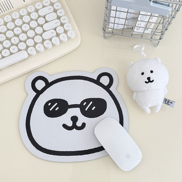 Cute Cartoon Bear Shaped Mouse Pad