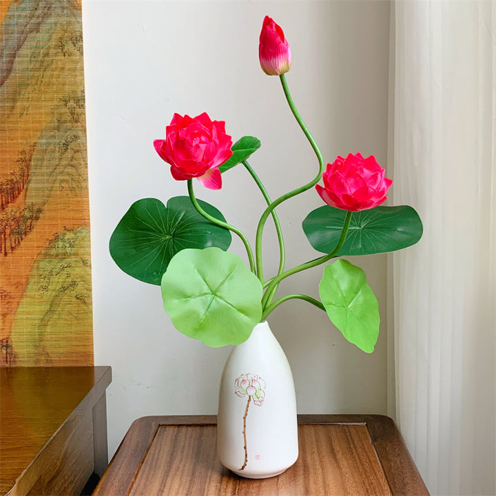 Artificial Lotus Flower Arrangement