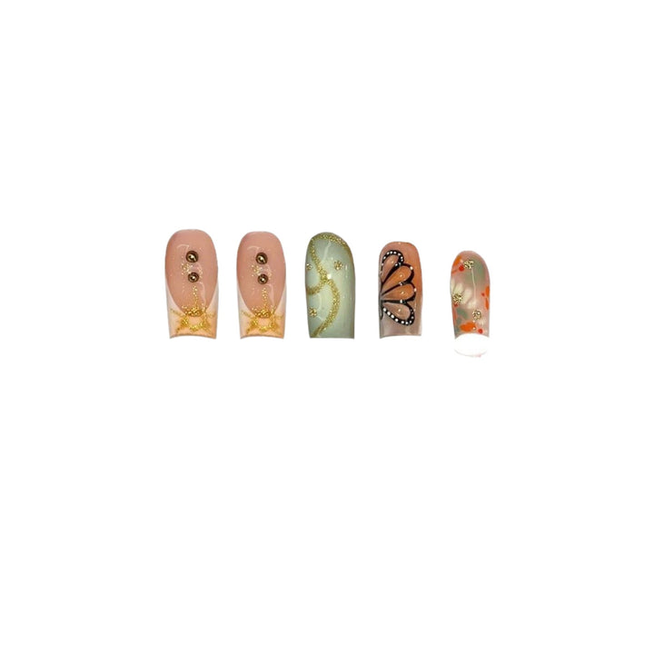 Artistic Acrylic Nail Design Kalsten