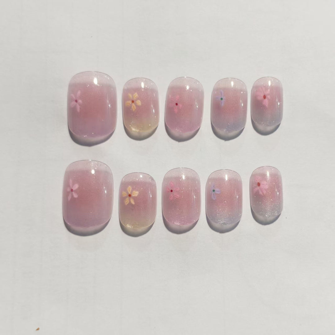 Floral-Themed Nail Art Set Kalsten