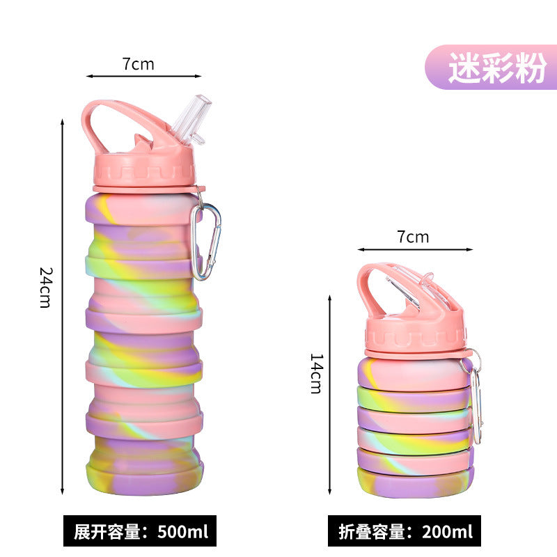 Women Flexible Foldable Drinking Bottle Kalsten