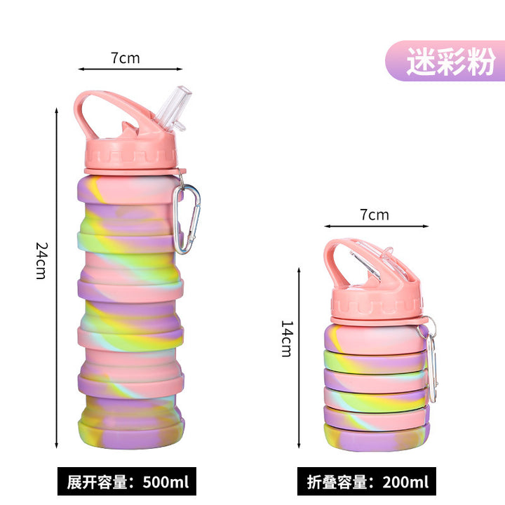 Women Flexible Foldable Drinking Bottle Kalsten