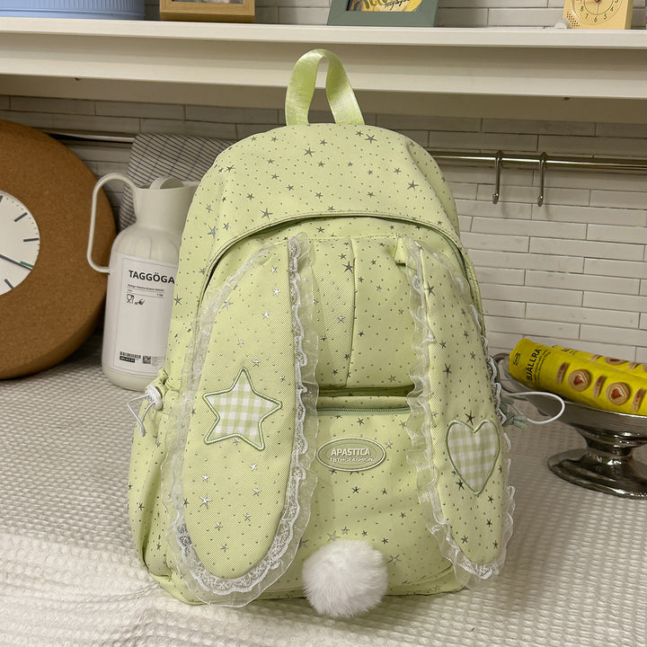 Whimsical Bunny-Ear Design Backpack Kalsten