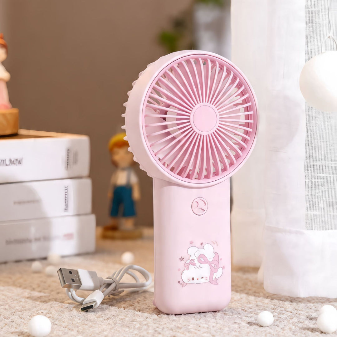 Portable Mini Fan with USB Connection and Adjustable Speed Kalsten