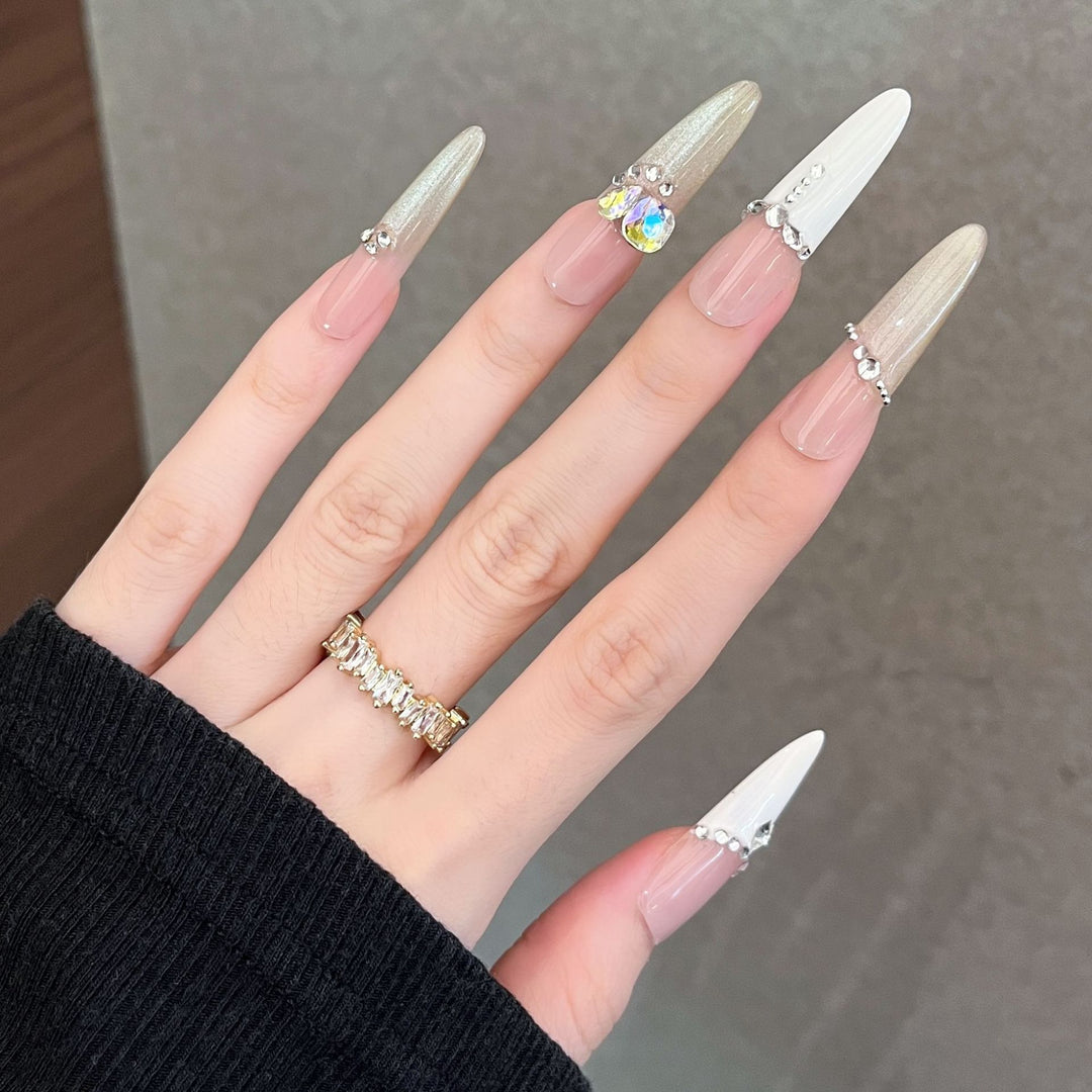 Elegant Decorative Press-On Nail Set Kalsten