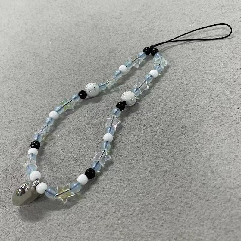 Beaded Heart Pendant Necklace Kalsten