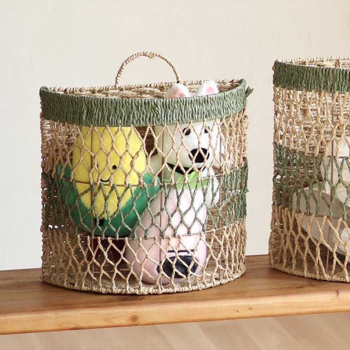 Storage basket with handwoven design Kalsten