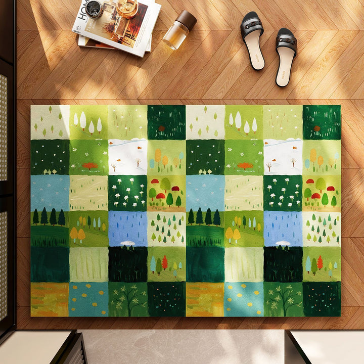 Playful Character-Themed Area Mat