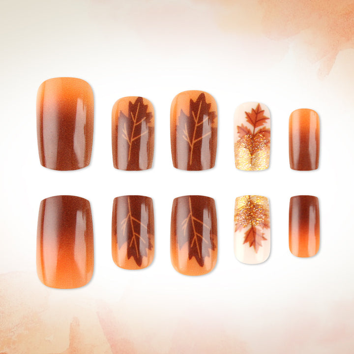 Autumn-Themed Nail Art Design Set Kalsten
