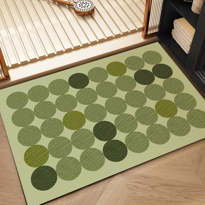 Geometric Patterned Bath Mat