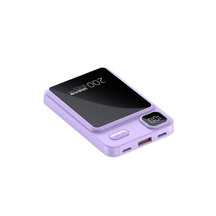 Portable power bank with inductive charging technology and digital display Kalsten