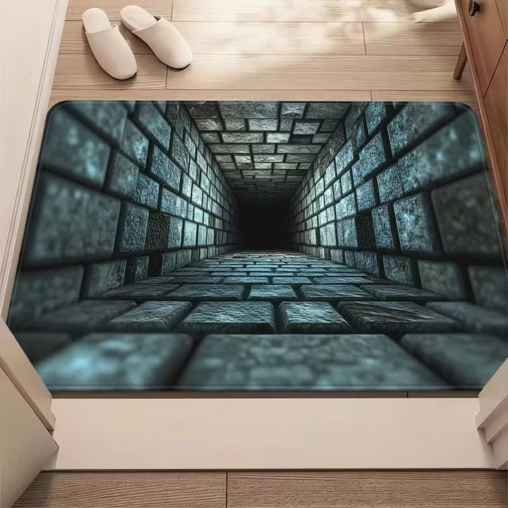 Artistic 3D Cave Scene Area Mat Kalsten