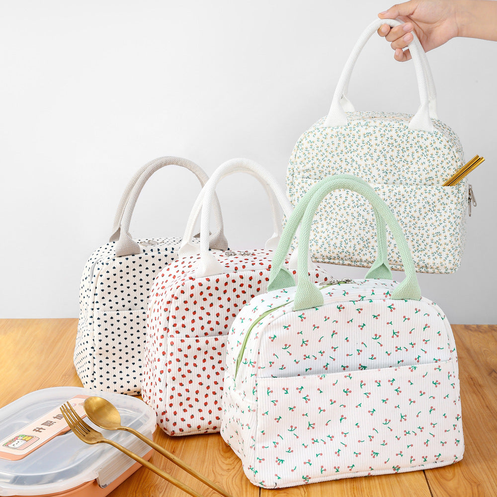 Insulated Floral Lunch Bag