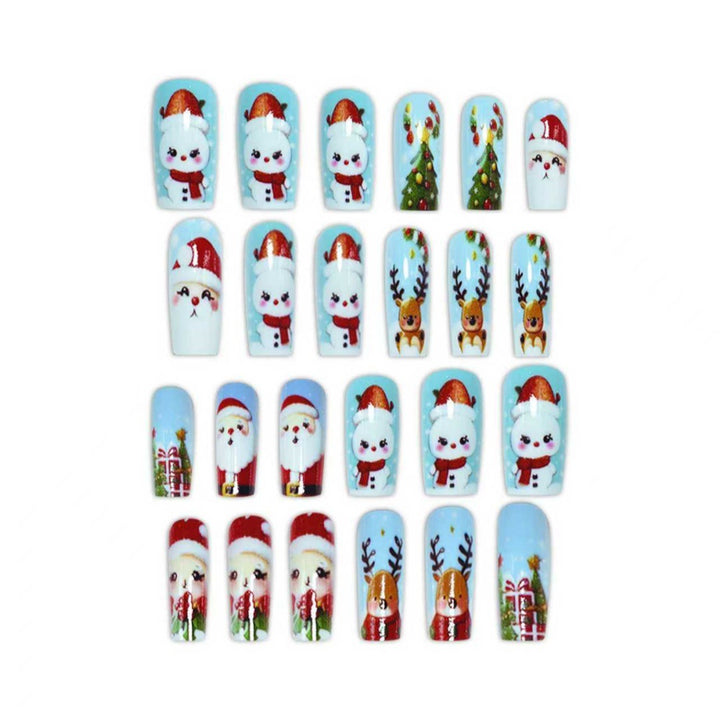Festive Holiday Character Nail Art Set Kalsten