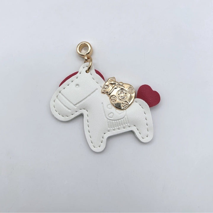 Animal-Shaped Leather Keychain Kalsten