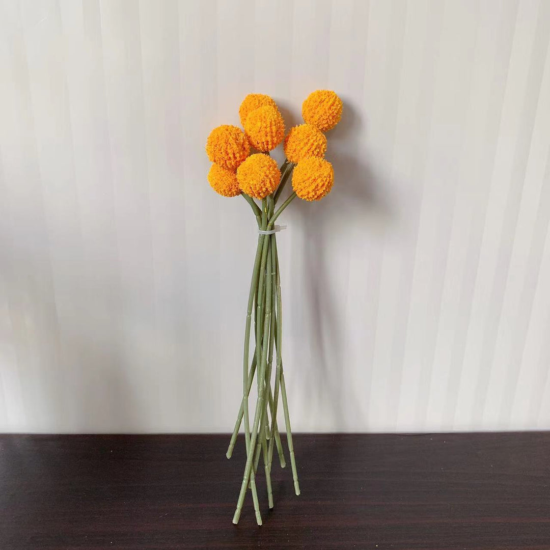 Decorative Pom-Pom Floral Bouquet