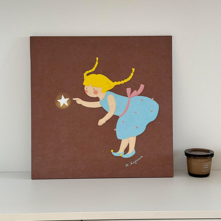 Whimsical Starry Childrens Wall Art