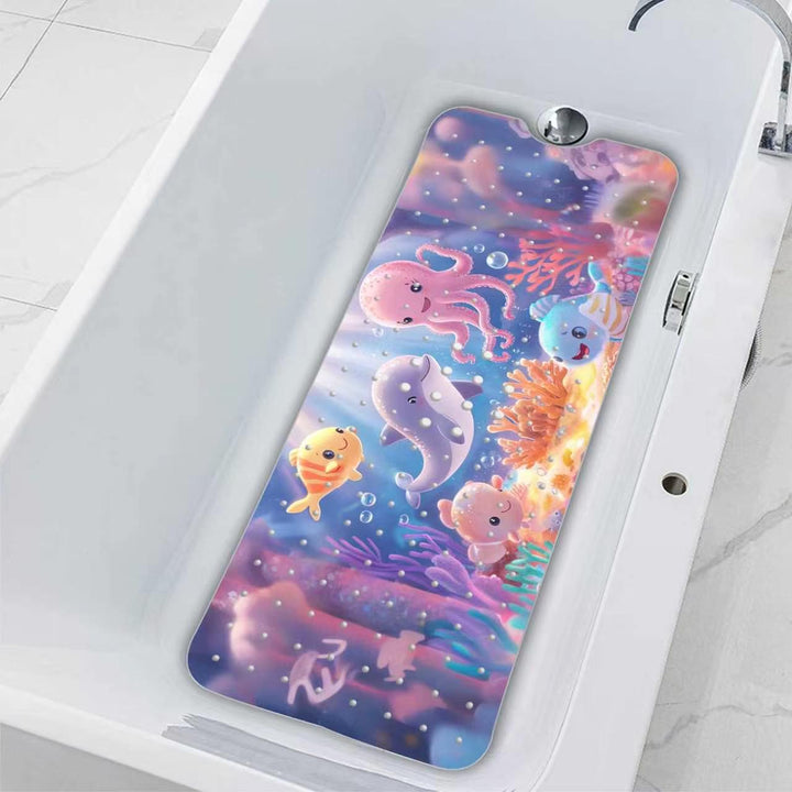 Decorative Ocean Shell Bath Mat Kalsten
