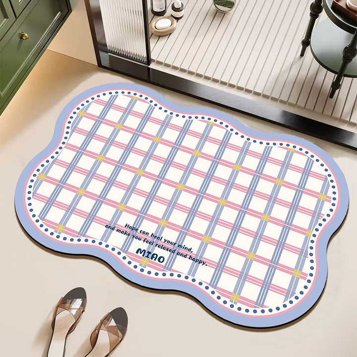 Cute Plush Bathroom Mat