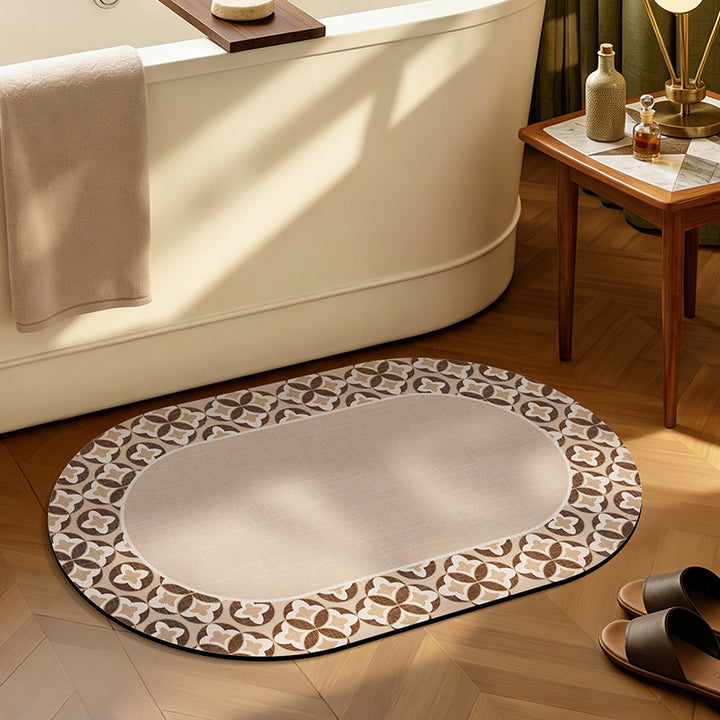 Botanical Design Bath Mat Kalsten