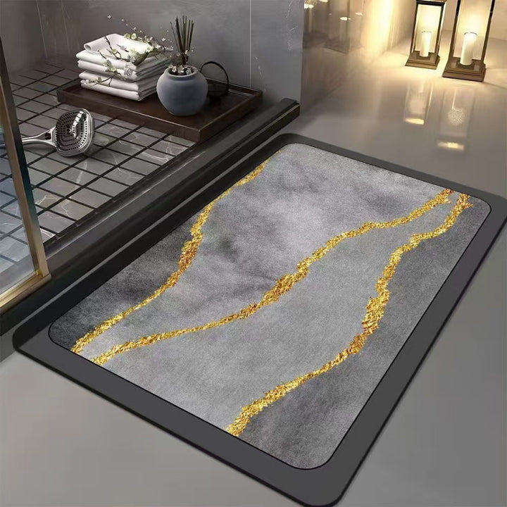 Abstract Geometric Design Bath Mat