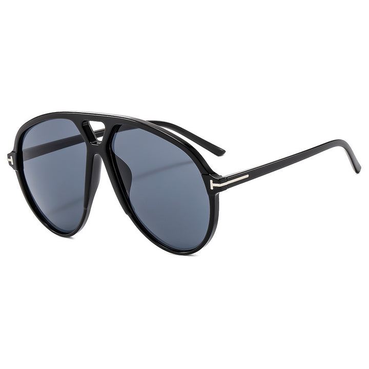 Oversized Aviator-Style Sunglasses Kalsten
