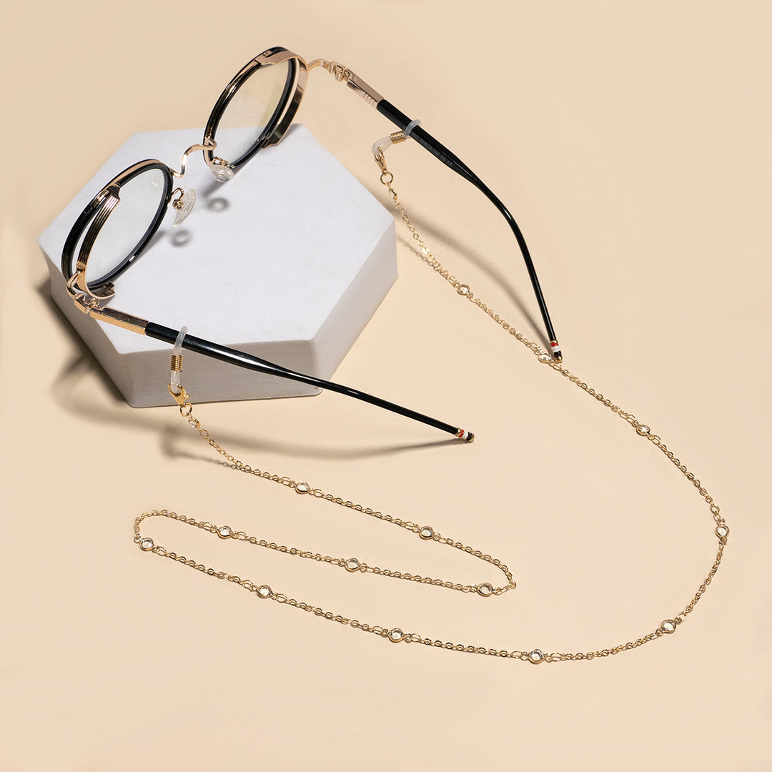 Crystal-Embellished Eyewear Chain Kalsten
