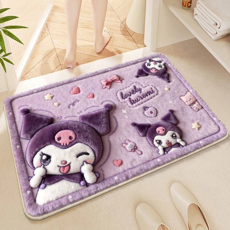 Cute Plush Cartoon Bathroom Mat