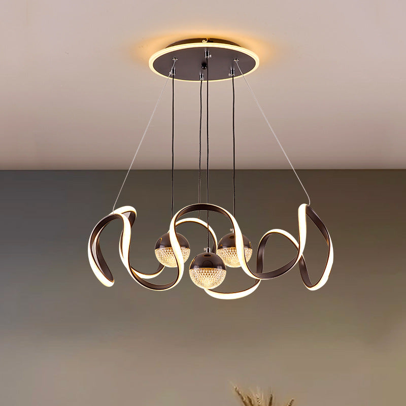Artistic LED Cluster Chandelier