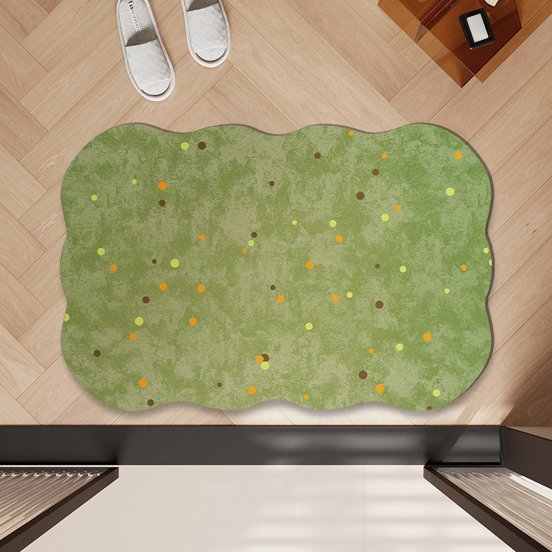 Floral Pattern Bath Mat