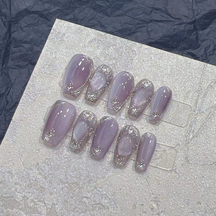 Artistic Press-On Nail Designs Kalsten