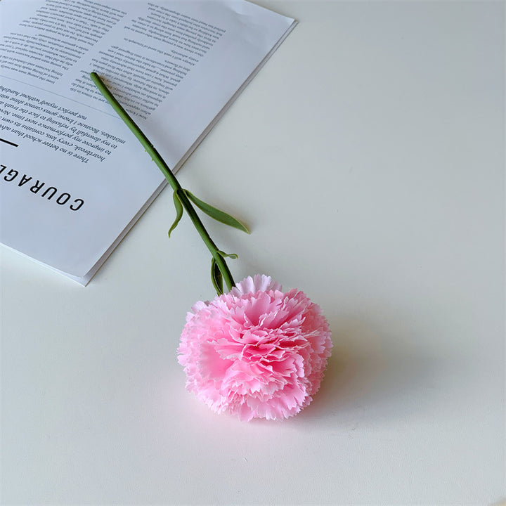 Faux Carnation Flower Stem