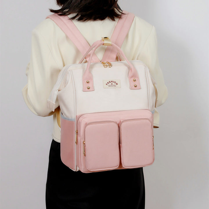 Multi-Pocket Stylish Mummy Bag Kalsten