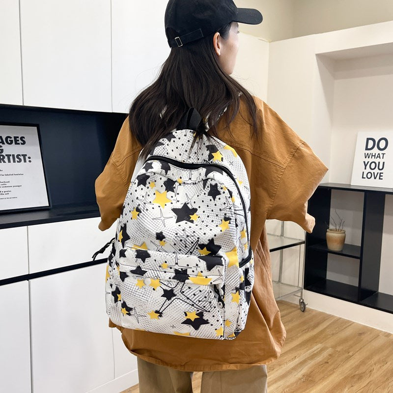 Star-Patterned School Backpack Kalsten
