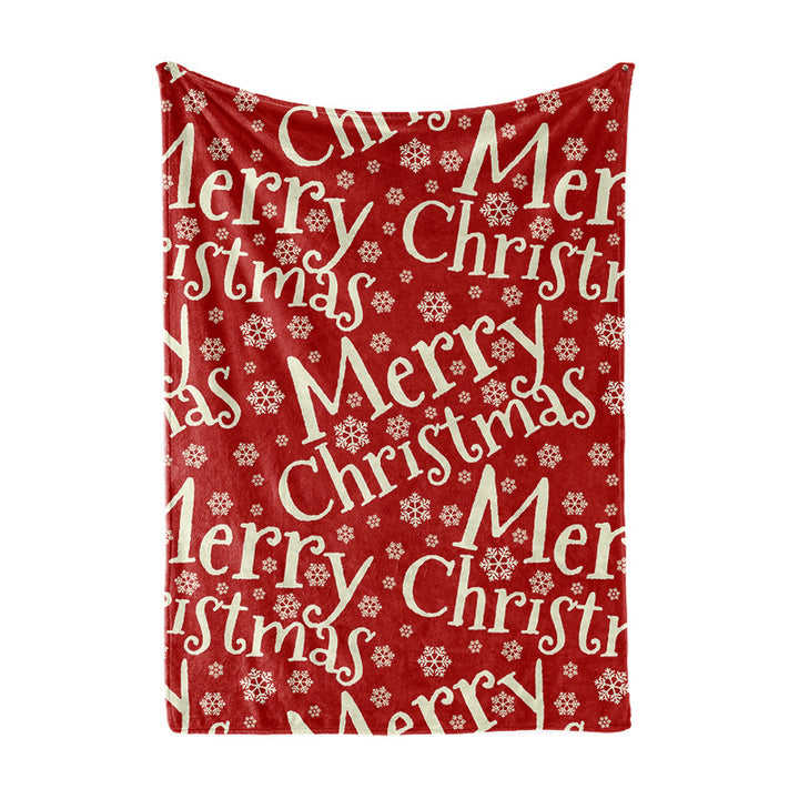Women's Christmas blanket with festive tree and gift design Kalsten