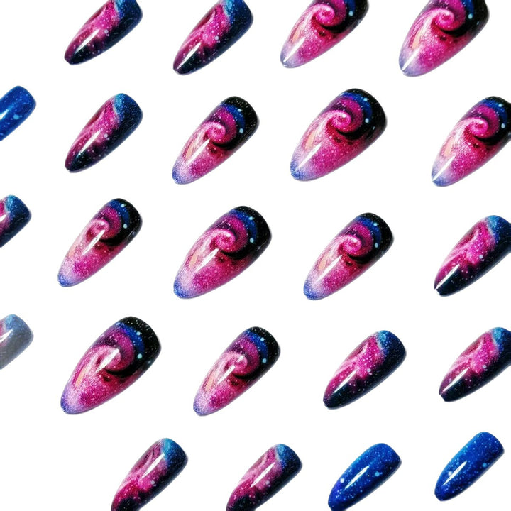 Galaxy-Inspired Nail Art Kalsten
