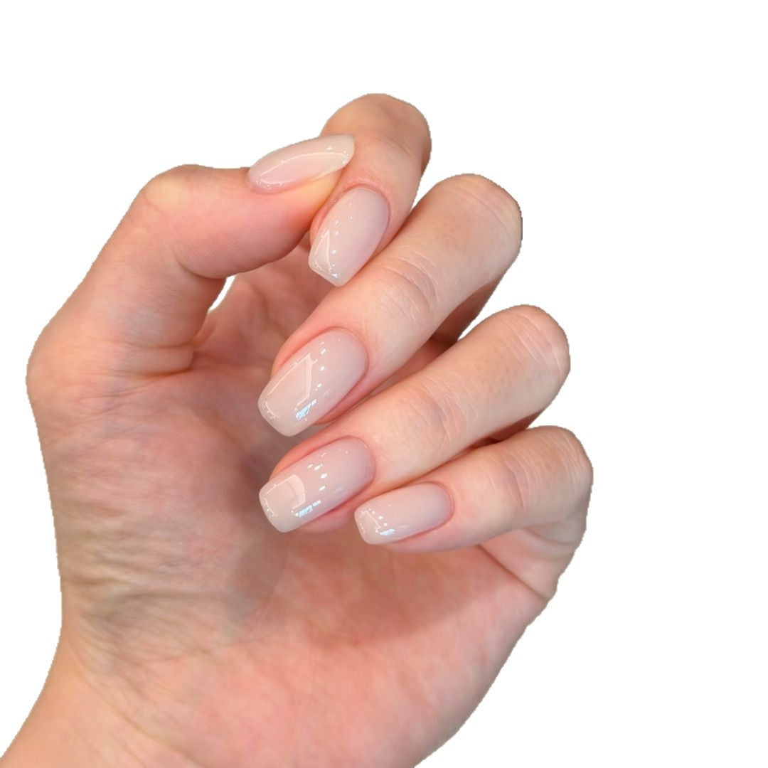 Natural Finish Press-On Nail Set Kalsten
