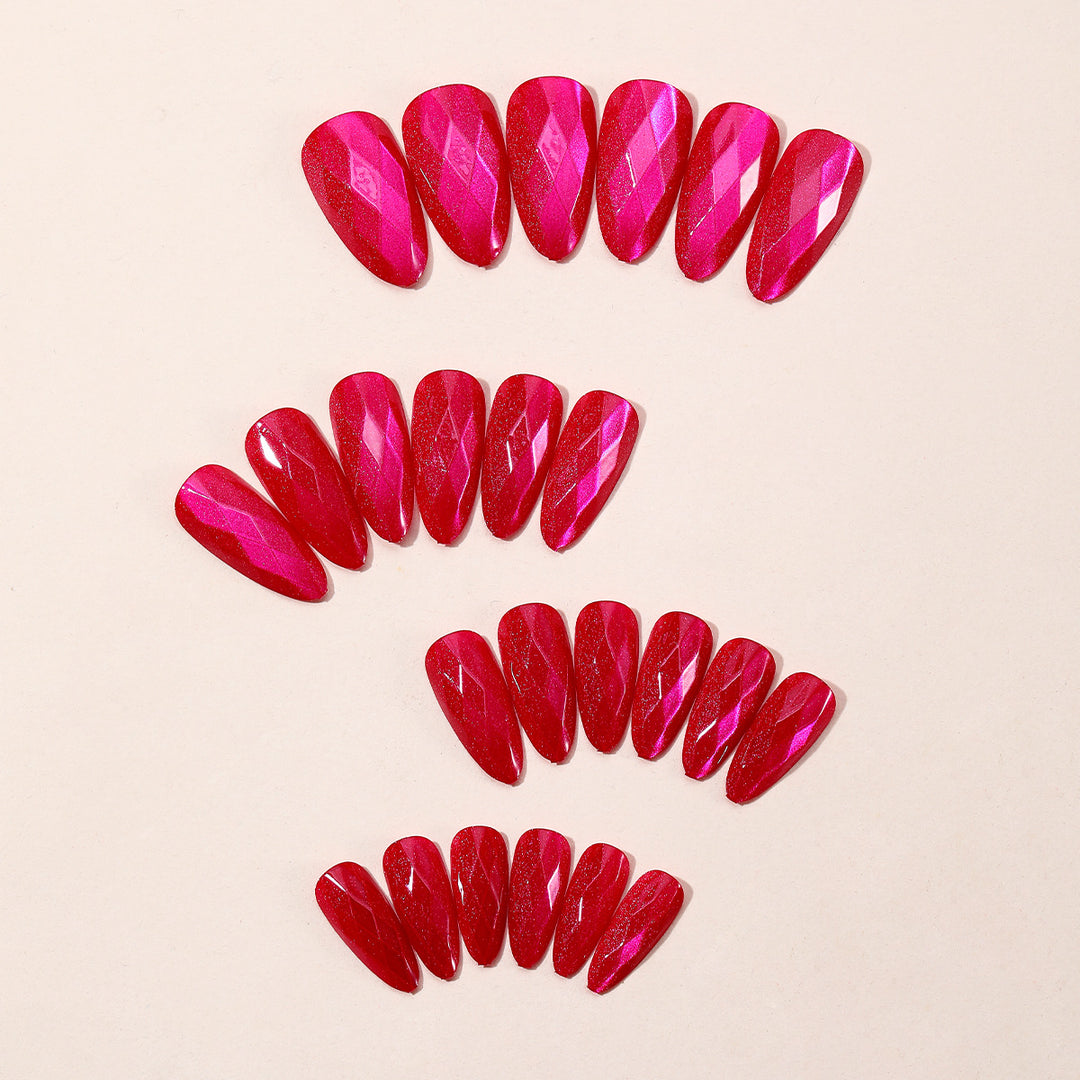 Shimmering Stiletto Nail Art Extensions Kalsten